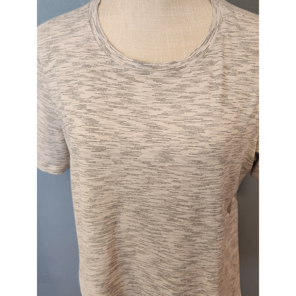 Mondetta performance luxury polygiene fresh striped scoopneck shortsleeve blouse - Picture 2 of 10